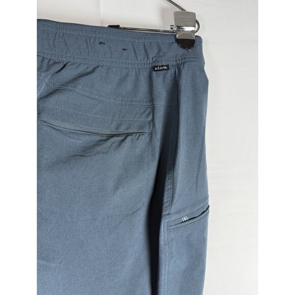 Men’s KUHL Performance Jogger Pants Blue L Reg Drawstring Hiking Travel - Picture 2 of 7